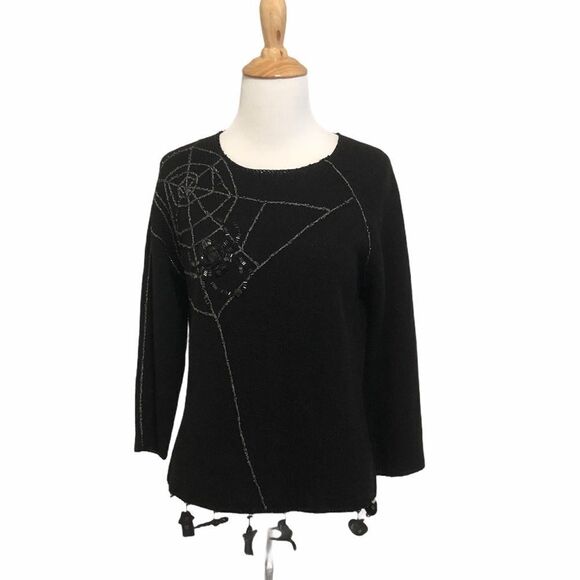 Rare Susan Bristol Whimsical Halloween Sweater - Picture 1 of 6